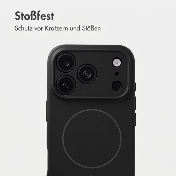 Accezz Grip Backcover mit MagSafe Apple iPhone 18 Pro Max / 17 Pro Max - Schwarz