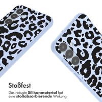 imoshion SilikonHülle design mit Band Samsung Galaxy A25 (5G) - Animal Lila