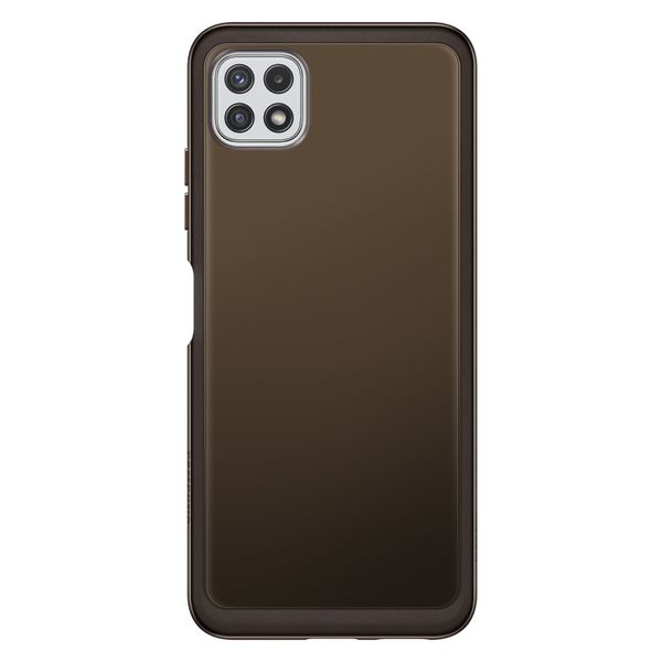 Samsung Original Silicone Clear Cover Galaxy A22 (5G) - Schwarz