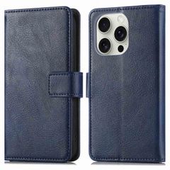 imoshion Luxuriöse Klapphülle Apple iPhone 16 Pro - Dunkelblau