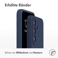 Accezz Liquid Silikoncase mit MagSafe Samsung Galaxy S26 FE - Dunkelblau