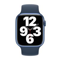 Apple Silikon Solo Loop für  Apple Watch Series 1 - 11 / SE / Ultra (44/45/46/49 mm) - Größe 10 - Abyss Blue