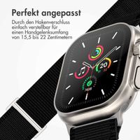 imoshion Nylon Alpine Armband für das  Apple Watch Series 1 t/m 11 / SE / Ultra (44/45/46/49 mm) - Schwarz
