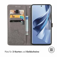 imoshion Mandala Klapphülle für das Oppo Reno 10 / 10 Pro - Grau