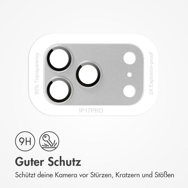 imoshion Kameraprotektor aus Glas 2er-Pack für das Apple Apple iPhone 17 Pro - Silver