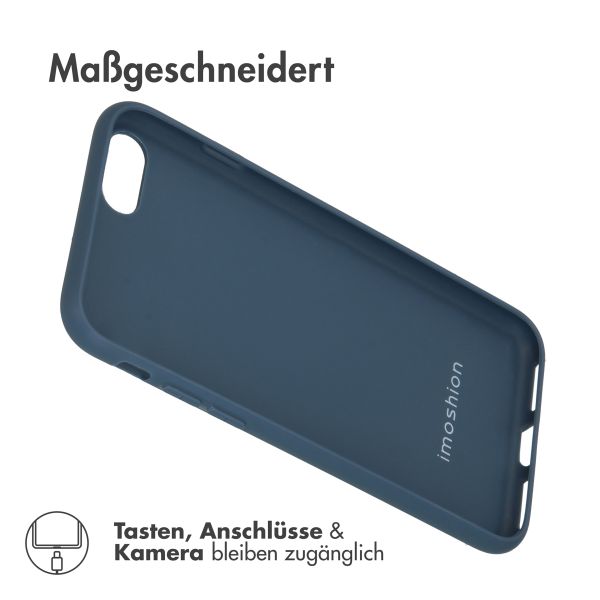 imoshion Color TPU Hülle für das iPhone SE (2022 / 2020) / 8 / 7 - Dunkelblau