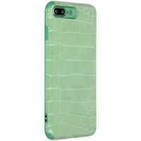 My Jewellery Croco Soft Case Back Cover iPhone 8 Plus / 7 Plus - Grün