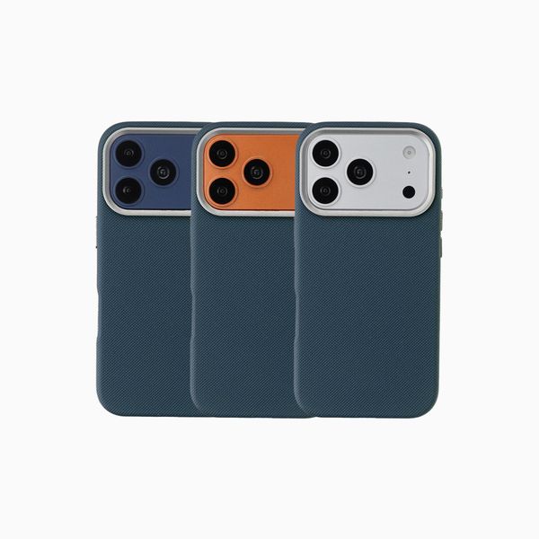 Accezz Mesh Backcover mit MagSafe Apple iPhone 17 Pro - Dunkelblau