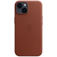 Apple Leder-Case MagSafe für das Apple iPhone 14 - Umber