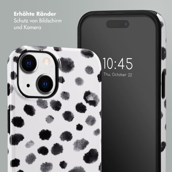 Selencia Vivid Tough Back Cover für das iPhone 14  - Trendy Leopard