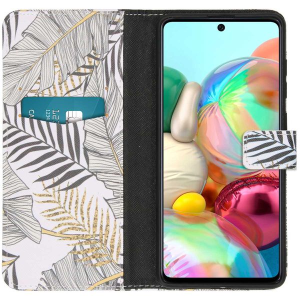 imoshion Design TPU Klapphülle Galaxy A71 - Glamour Botanic