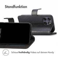 imoshion Luxuriöse Klapphülle Motorola Moto G77 - Schwarz