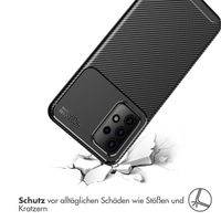 imoshion Carbon-Hülle für das Samsung Galaxy A52(s) (5G/4G) - Schwarz