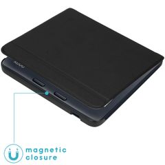 imoshion Slim Hard Case Klapphülle Kobo Libra 2 / Tolino Vision 6 - Schwarz