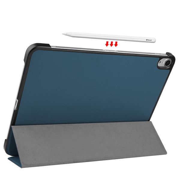 imoshion Trifold Klapphülle Apple iPad Air 11 Zoll (2025) M3 / (2024) M2 / Air 5 (2022) / Air 4 (2020) - Dunkelgrün