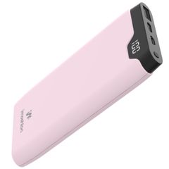 imoshion Powerbank - 10.000 mAh - Schnelles Aufladen und Power Delivery - Rosa