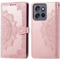 imoshion Mandala Klapphülle Motorola Edge 60 Neo - Rosé gold