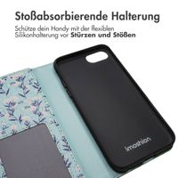 imoshion Design Klapphülle iPhone SE (2022 / 2020) / 8 / 7 / 6(s) - Blue Flowers