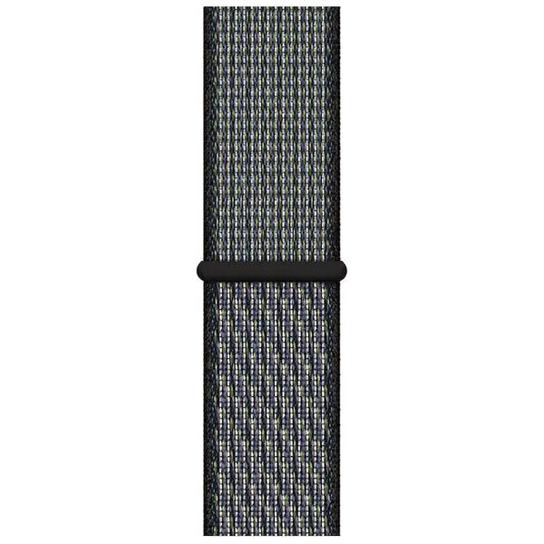 Apple Nike Sport Loop Band für Apple Watch Series 1-9 / SE - 38/40/41 mm / Series 10 - 42 mm - Indigo / Lime Blast