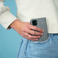 imoshion Luxuriöse Klapphülle Grau für Nokia 4.2