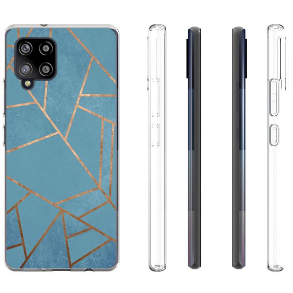 imoshion Design Hülle für das Samsung Galaxy A42 - Blue Graphic