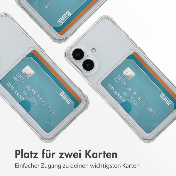 imoshion Soft Case Back Cover mit Kartenhalter Apple iPhone 17 - Transparent
