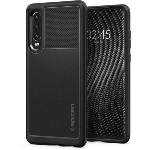 Spigen Rugged Armor Case Schwarz für das Huawei P30