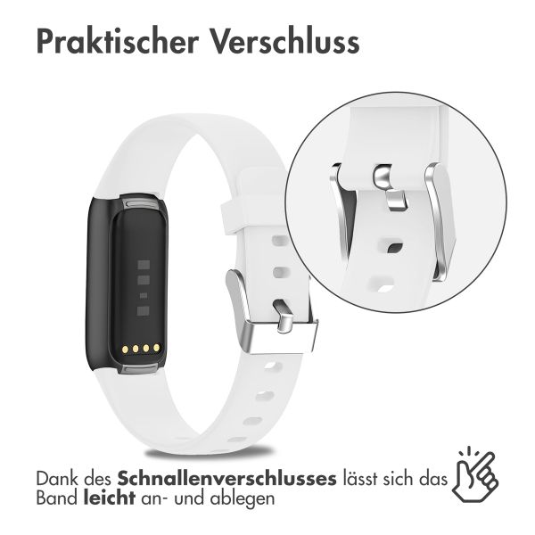 imoshion Silikonband für das  Fitbit Luxe - Weiß