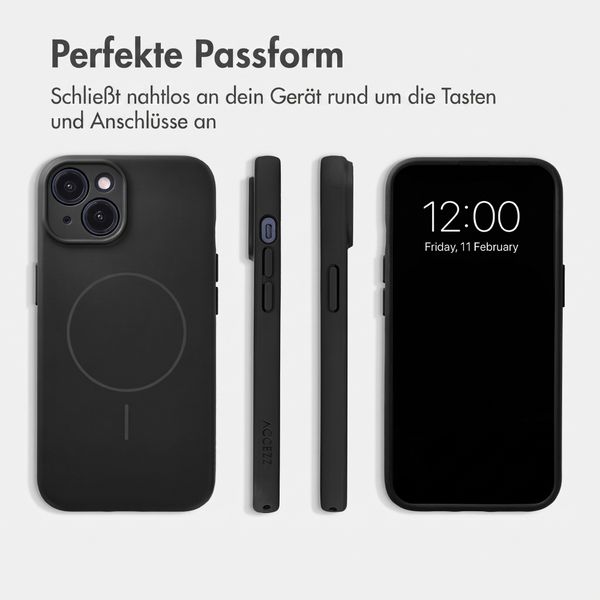 Accezz Grip Backcover mit MagSafe Apple iPhone 14 - Schwarz
