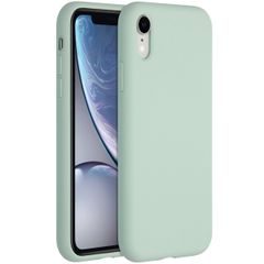 Accezz Liquid Silikoncase für das iPhone Xr - Hellblau