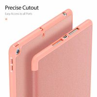 Dux Ducis Domo Klapphülle Apple iPad 9 (2021) 10.2 Zoll / iPad 8 (2020) 10.2 Zoll / iPad 7 (2019) 10.2 Zoll - Rosa