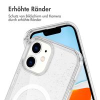 imoshion Sparkle Back Cover mit MagSafe für das Apple iPhone 12 (Pro) - Glitzer Transparent