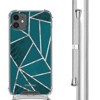 imoshion Design Hülle mit Band für das iPhone 11 - Petrol Green Graphic