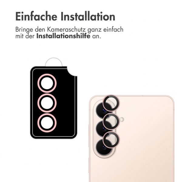 imoshion 2er-Pack Objektivschutz für Kamera für das Samsung Galaxy S26 / S26 Plus - Pink Gold