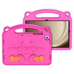 Dux Ducis Kindersichere Panda Schutzhülle mit Ständer Samsung Tab A9 / A7 Lite - Rosa