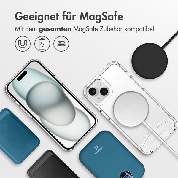 imoshion MagSafe Hülle mit abnehmbarem Band Apple iPhone 15 - Transparent