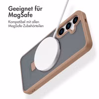 Accezz Ring Stand Backcover mit MagSafe Samsung Galaxy S24 - Braun
