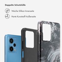 Selencia Vivid Tough Back Cover für das Xiaomi Redmi Note 12 Pro - Chic Marble Black