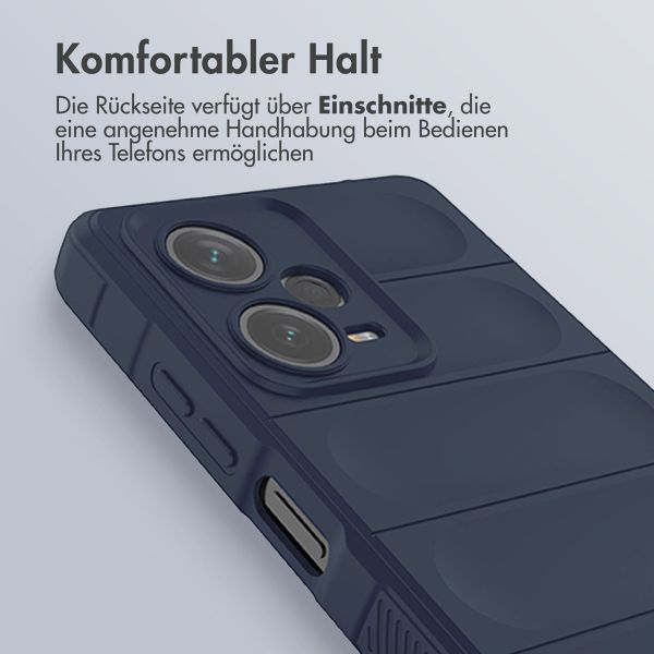 imoshion EasyGrip Backcover für das Xiaomi Redmi Note 12 Pro Plus - Dunkelblau