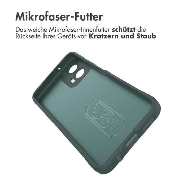 imoshion EasyGrip Back Cover für das Motorola Moto G34 - Dunkelgrün