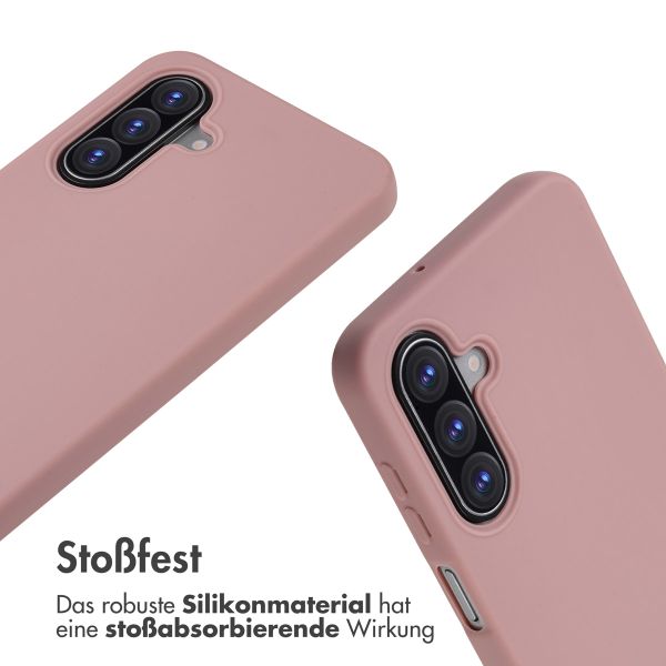 imoshion SilikonHülle mit Band Samsung Galaxy A17 (5G) - Sand Pink