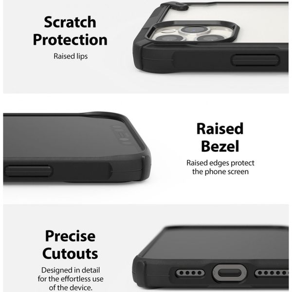 Ringke Fushion X Case für das iPhone 12 Pro Max - Schwarz