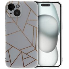 imoshion Design Hülle für das iPhone 15 - White Graphic