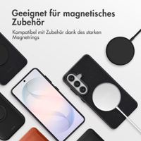 Accezz MagSafe Leather Backcover Samsung Galaxy S26 - Onyx Black