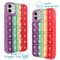 imoshion Pop It Fidget Toy - Pop It Hülle iPhone 12 (Pro) - Rainbow