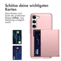 imoshion Backcover mit Kartenfach Samsung Galaxy S23 - Rosé gold