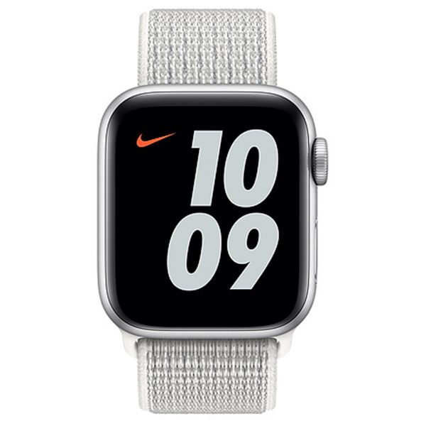 Apple Nike Sport Loop Armband für das  Apple Watch Series 1 t/m 9 / SE (38/40/41 mm) | Series 10 / 11 (42 mm) - Summit White
