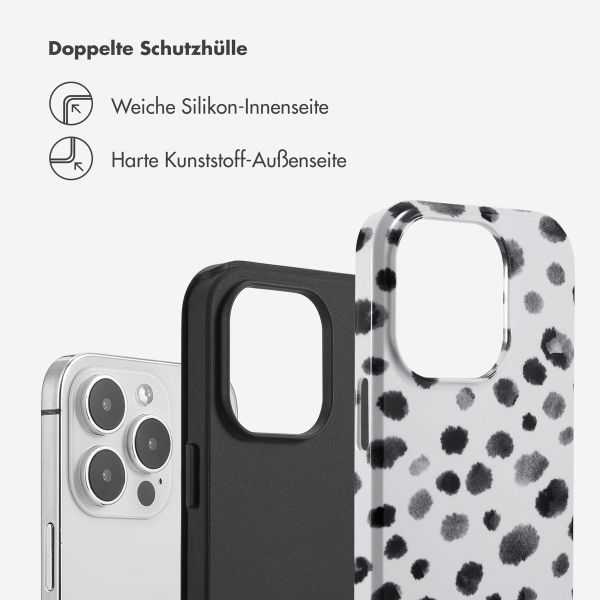 Selencia Vivid Tough Back Cover für das iPhone 14 Pro  - Trendy Leopard