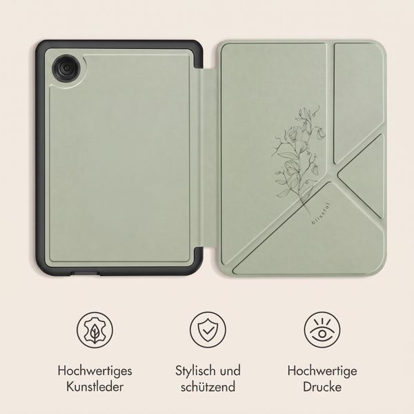 imoshion Design Klappbare Klapphülle Kobo Clara Colour / BW - Floral Green