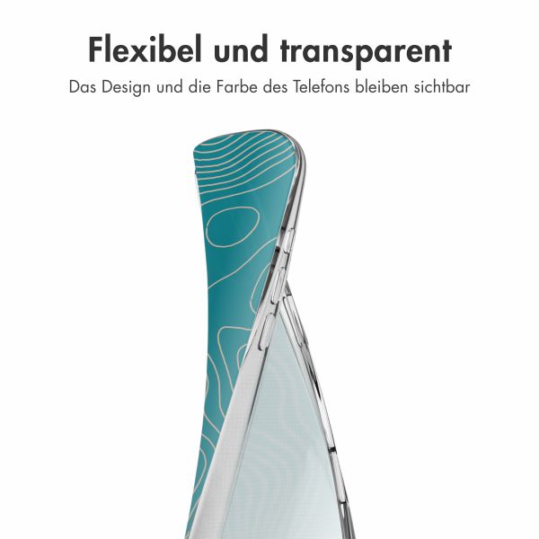 imoshion Design Hülle Apple iPhone 16 - Topo Turquoise